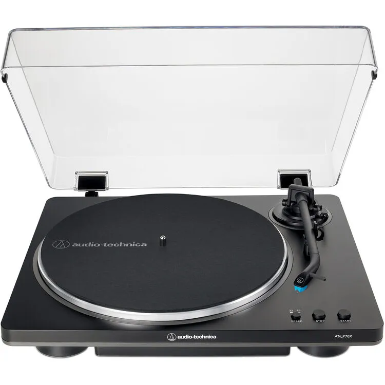 Audio-Technica Consumer AT-LP70X  Fully Automatic Belt-Drive Turntable SKU# AT-LP70X      (Black/Grey)