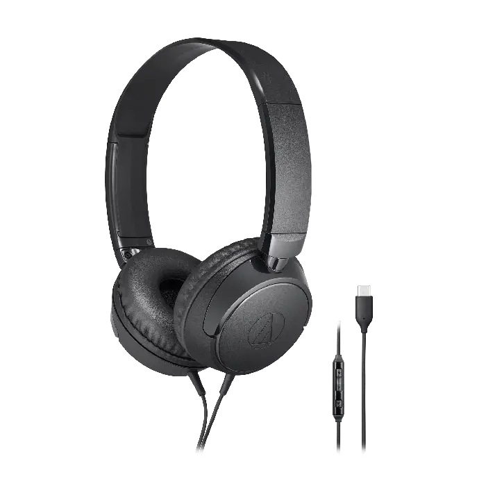 Audio-Technica Consumer ATH-S120C On-Ear USB-C Headphones SKU# ATH-S120C