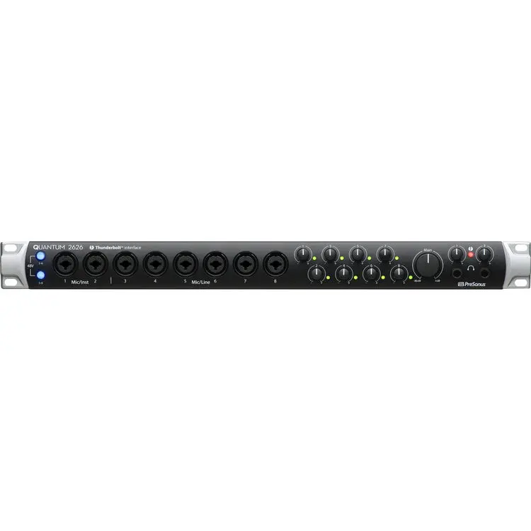 PreSonus QUANTUM-2626  26x26 Thunderbolt 3 Ultralow-Latency Audio Interface SKU# 2777600102