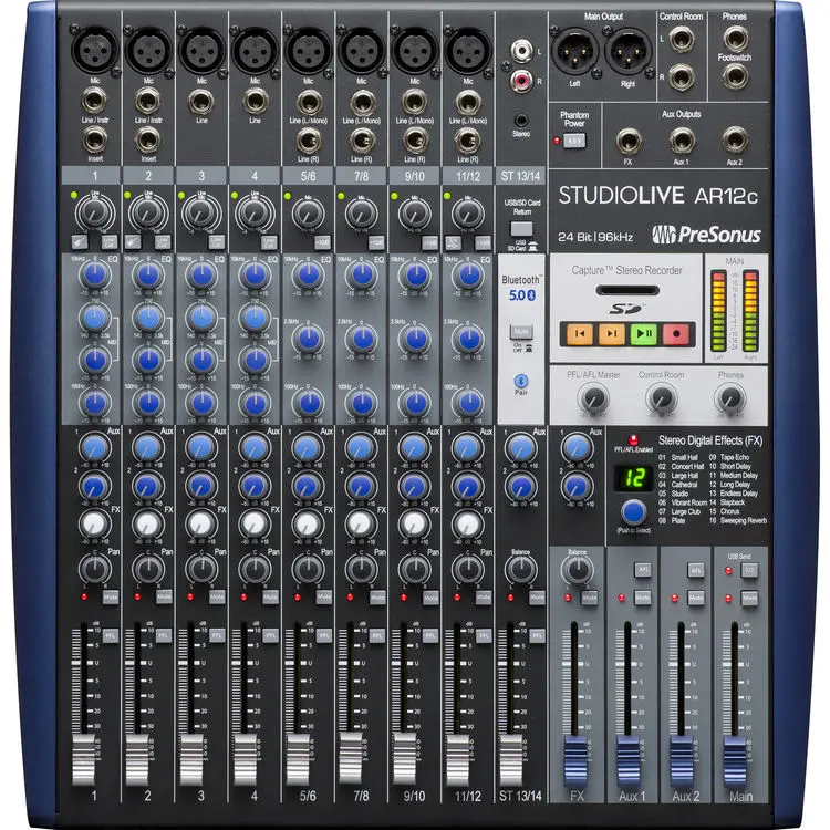 PreSonus STUDIOLIVE-AR12C Analog Mixer SKU# 2779200101