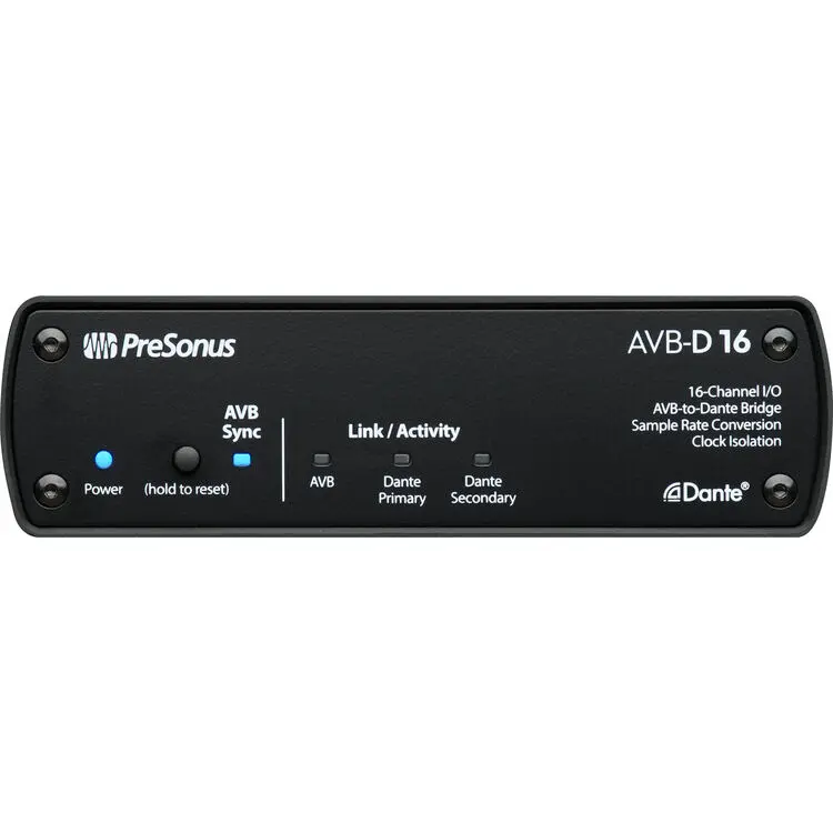PreSonus AVB-D-16 16x16 AVB-to-Dante Bridge SKU# 2779300101