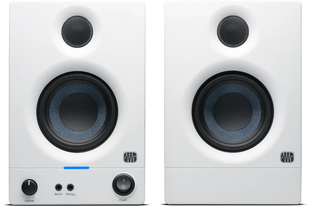 PreSonus ERIS-3.5-WHT  2nd Gen White Active Media Reference Monitors (Pair) SKU# 2777500133