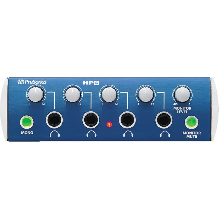 PreSonus HP4  4-Channel Headphone Distribution Amplifier SKU#  2777400203
