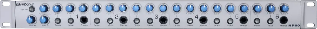 PreSonus HP60 - Rack Mount 6-Channel Headphone Mixing System SKU# 2777400204