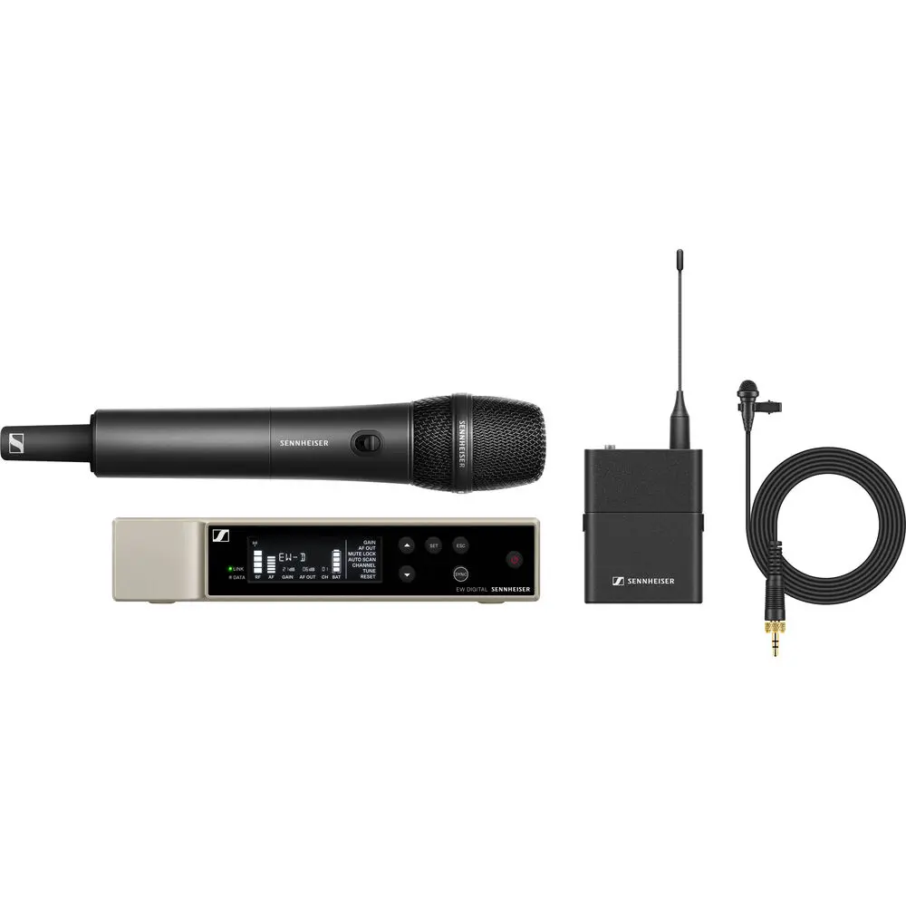 Sennheiser EW-D ME2/835-S SET (R1-6) Digital Wireless Combo Microphone System (R1-6: 520 to 576 MHz) SKU# 508771