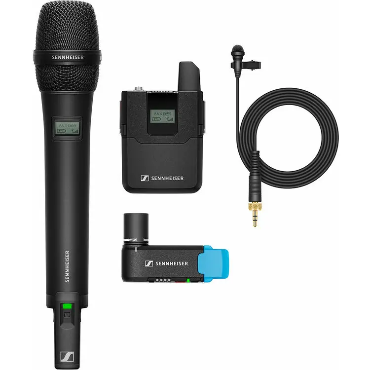 Sennheiser AVX ME2/835 SET-4 Digital Camera-Mount Wireless Microphone System (1.9 GHz) SKU# 509103