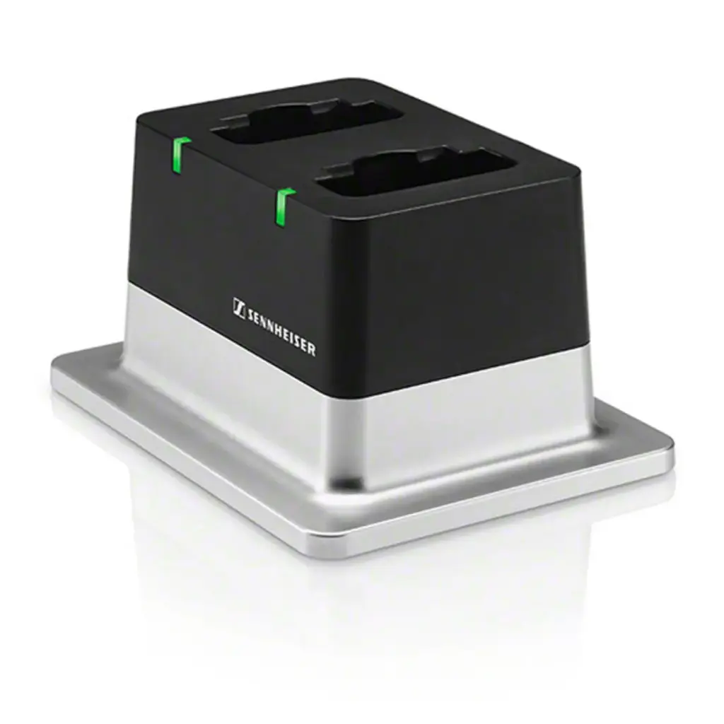 Sennheiser CHG 2 US 2-bay Tabletop Charger for SL, DW, ew D1 and AVX Systems SKU# 506219 