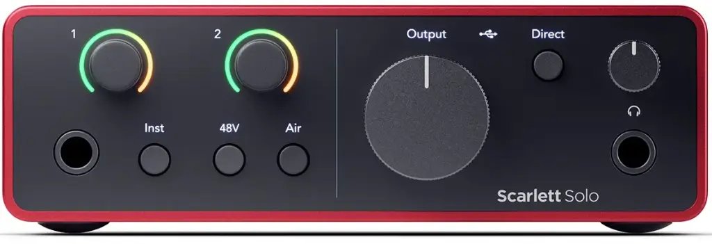 Focusrite Scarlett Solo 4th Generation USB Audio Interface with Mic Preamp SKU# SCARLETT SOLO 4TH GEN