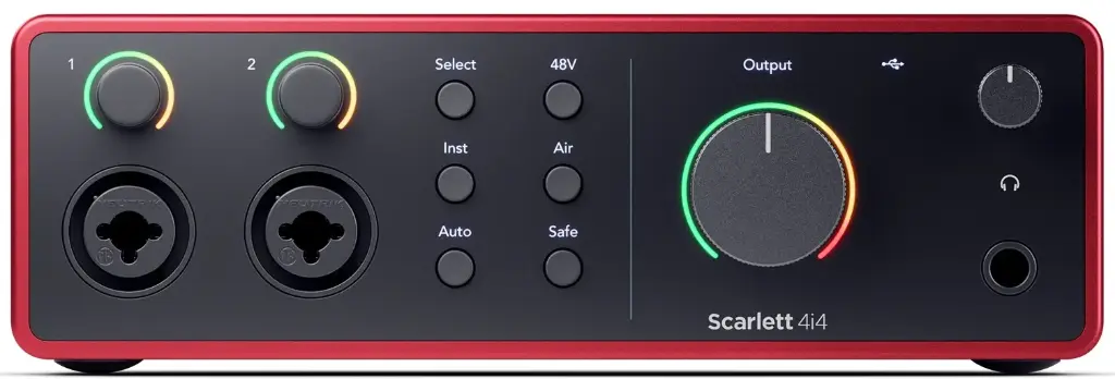 Focusrite Scarlett 4i4 Audio Interface - 4th Gen SKU# SCARLETT 4I4 4TH GEN