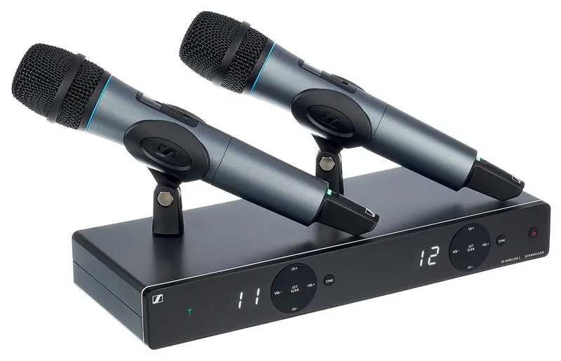 Sennheiser XSW 1-825 DUAL-A Wireless Dual Handheld Microphone System 548-572 MHz SKU# 508263