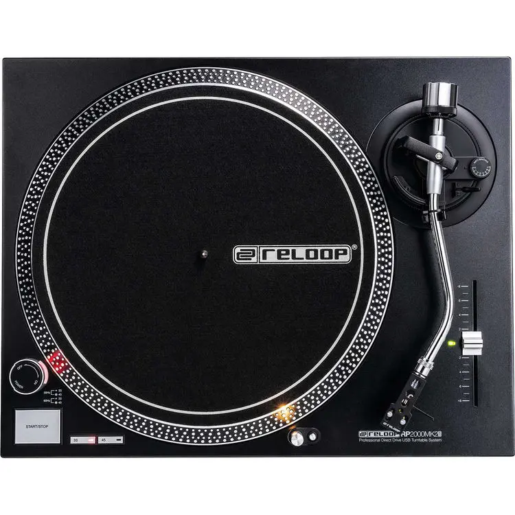 Reloop RP-2000 USB MK2 - Professional Direct Drive USB Turntable System  SKU# RP-2000-USB-MK2