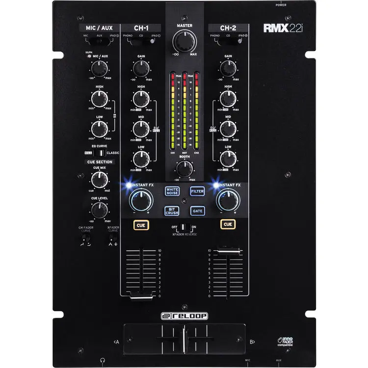 Reloop RMX-22i 2-Channel DJ Mixer SKU# RMX-22i