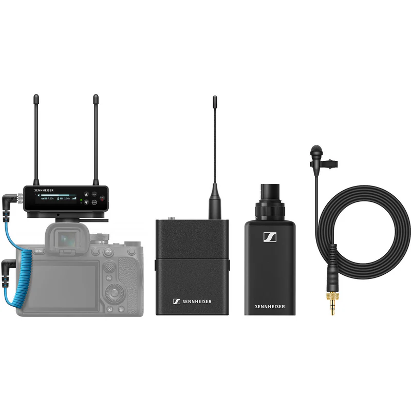 Sennheiser EW-DP ENG SET (R4-9) Camera-Mount Digital Wireless Combo Microphone System SKU# 700042