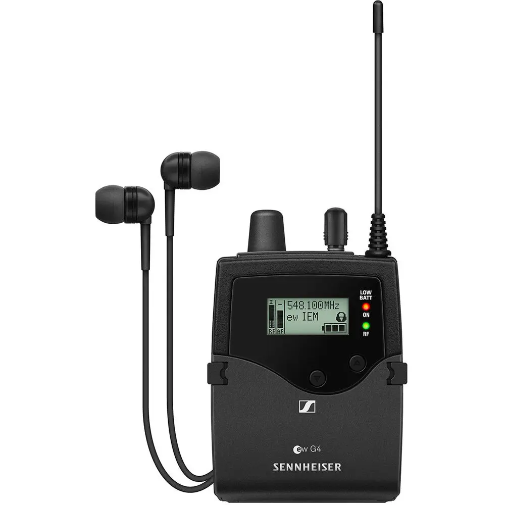 Sennheiser EK IEM G4 Stereo Bodypack Receiver with IE 4 Earphones (A: 516 to 558 MHz) SKU# 509622