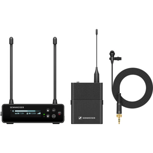Sennheiser EW-DP ME 2 SET Camera-Mount Digital Wireless Omni Lavalier Mic System (R4-9: 552 to 607 MHz) SKU# 700012