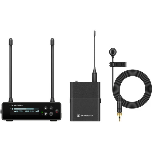 Sennheiser EW-DP ME 4 SET Camera-Mount Digital Wireless Cardioid Lavalier Mic System (Q1-6: 470 to 526 MHz) SKU# 700020