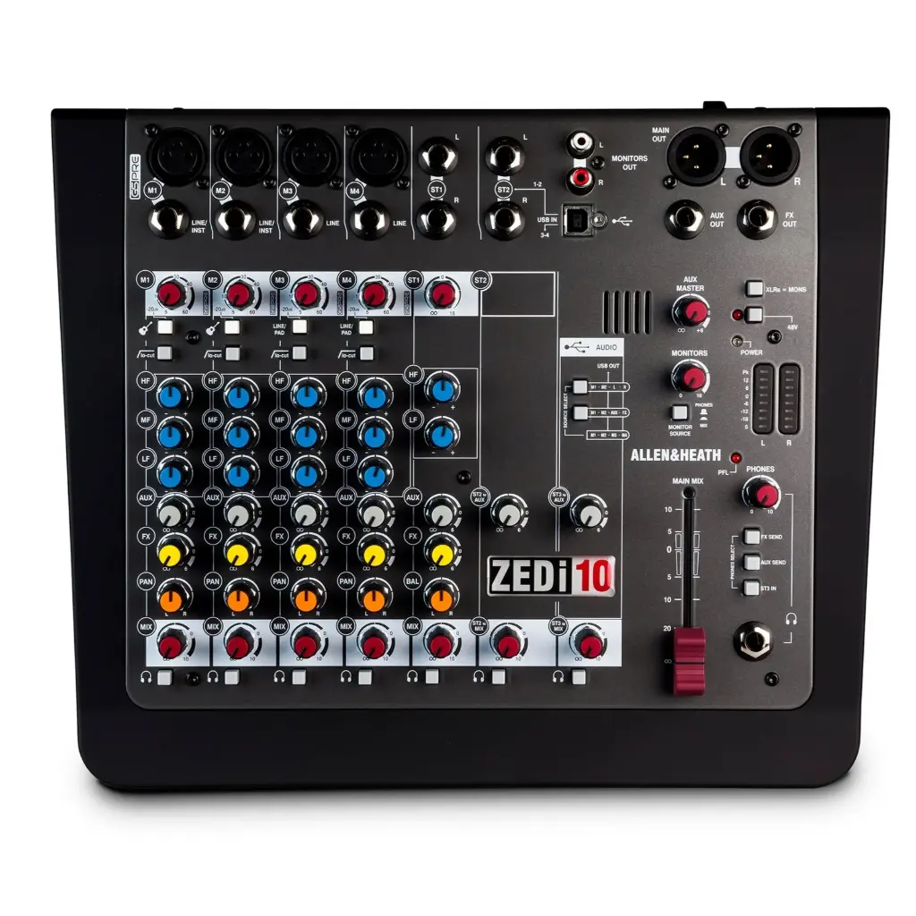 Allen & Heath ZED-i10 Compact Hybrid Mixer/USB Interface SKU# ZED-i10