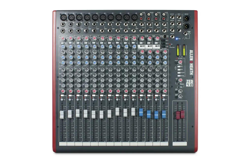 Allen & Heath ZED-18 18-Channel Recording And Live Sound Mixer With USB Connection SKU# ZED-18