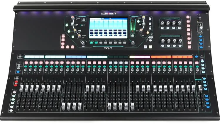 Allen & Heath SQ-7 48-Channel / 36-Bus Digital Mixer with 32+1 Motorized Faders SKU# SQ-7