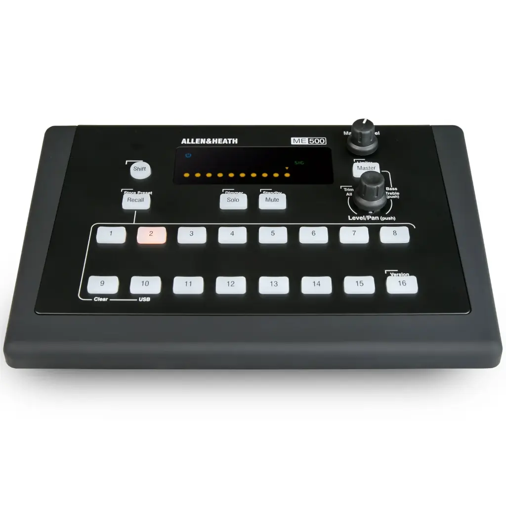 Allen & Heath ME-500 16-Channel Personal Mixer SKU# ME-500