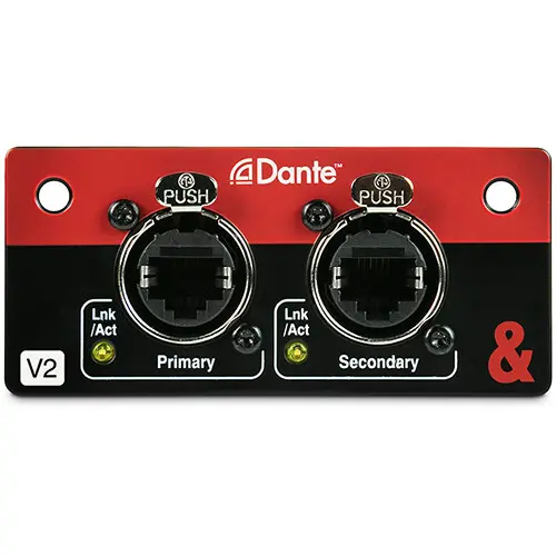 Allen & Heath SQ-DANTE64-V2 Module for SQ Mixers and AHM-64 Audio Processor SKU# SQ-DANTE64-V2