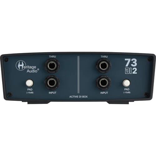 Heritage Audio 73-DI-2 Active Two-Channel DI Box SKU# 73-DI-2