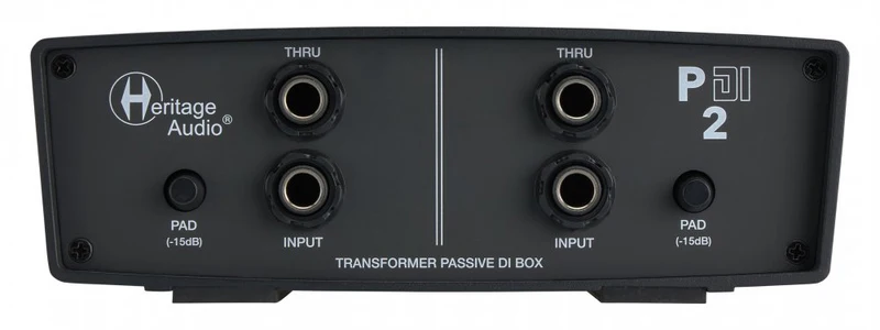 Heritage Audio P-DI-2 Passive Two-Channel DI Box SKU# P-DI-2