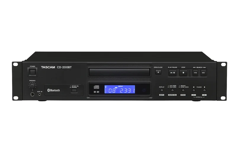 Tascam CD-200BT Rackmount Cd Player With Bluetooth Receiver SKU# CD-200BT