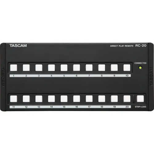 Tascam RC-20 Direct Play Remote For CD-500CD-500B SKU# RC-20