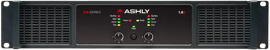 Ashly CA-1.52 Power Amplifier 2 x 1500W/4 Ohms,750W/8 Ohms, 1500W 70V SKU# CA-1.52