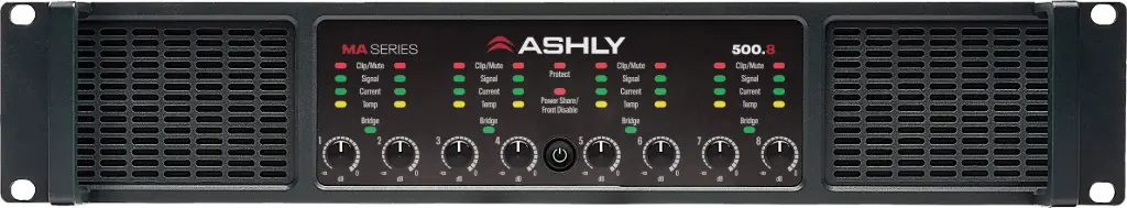 Ashly MA-500.8 High-Performance 8-Channel Installation Amplifier SKU# MA-500.8 