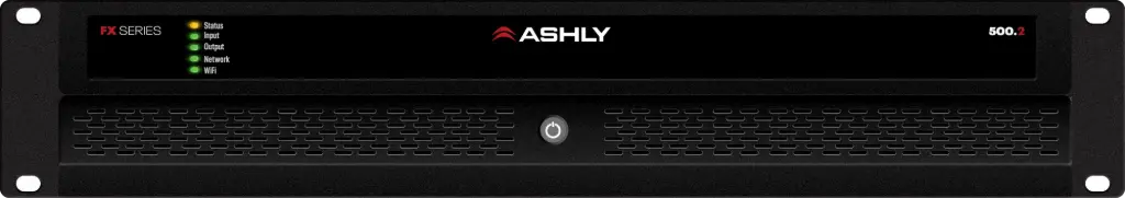 Ashly FX-500.2 2U DSP Amplifier 2 x 500W/400W @ 4/8 Ohms, 1 x 1000W @ 70V SKU# FX-500.2 