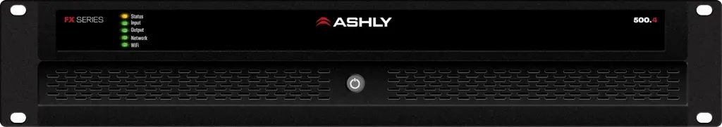 Ashly FX-500.4 2U DSP Amplifier 4 x 500W/400W @ 4/8 Ohms, 2 x 1000W @ 70V SKU# FX-500.4