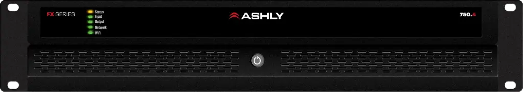 Ashly FX-750.4 Multipurpose Installation Network Amplifier with DSP (2 RU) SKU# FX-750.4