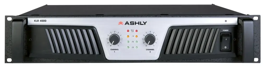 Ashly KLR-4000 Stereo Power Amplifier 850Wchannel At 8 Ohms Stereo SKU# KLR-4000