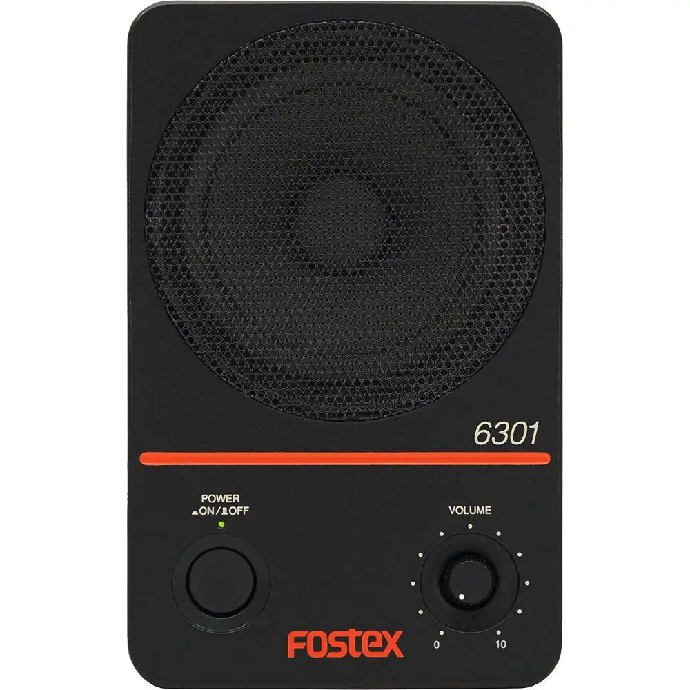 Fostex 6301NE Active Monitor Speaker 20W D-Class (Single) - 4" SKU# 6301NE 