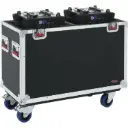 Gator G-TOUR MH250 G-Tour Flight Case for Two 250-Style Moving Head Lights SKU# G-TOURMH250 