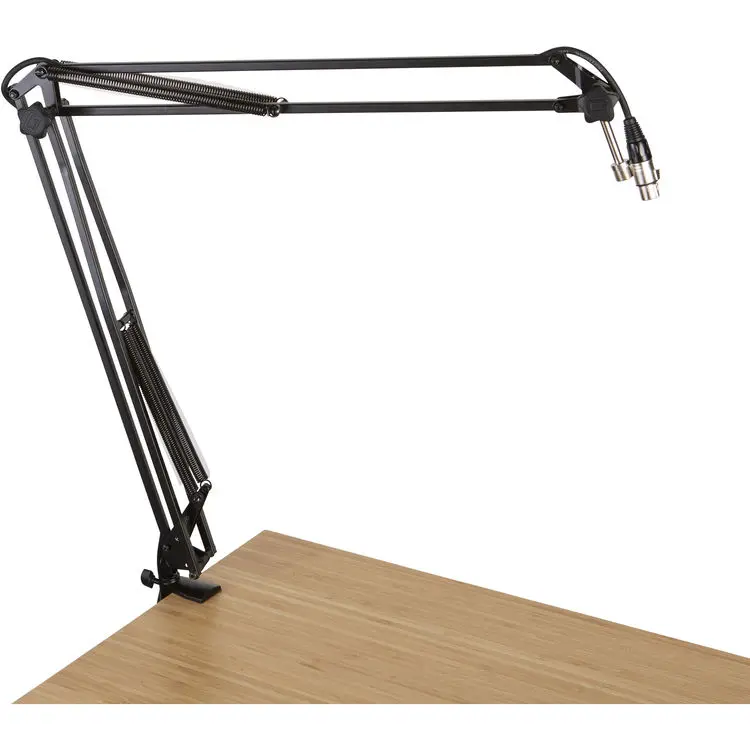 Gator Frameworks GFW-MIC-BCBM1000 Desk Mounted Broadcast Stand w/ Boom SKU# GFW-MIC-BCBM1000 