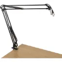 Gator Frameworks GFW-MIC-BCBM1000 Desk Mounted Broadcast Stand w/ Boom SKU# GFW-MIC-BCBM1000 