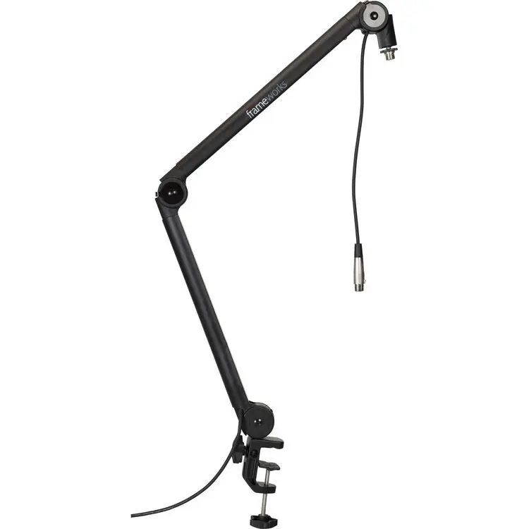Gator Frameworks GFW-MIC-BCBM3000 Deluxe Desk Mounted Broadcast Stand w/ Boom SKU# GFW-MIC-BCBM3000 