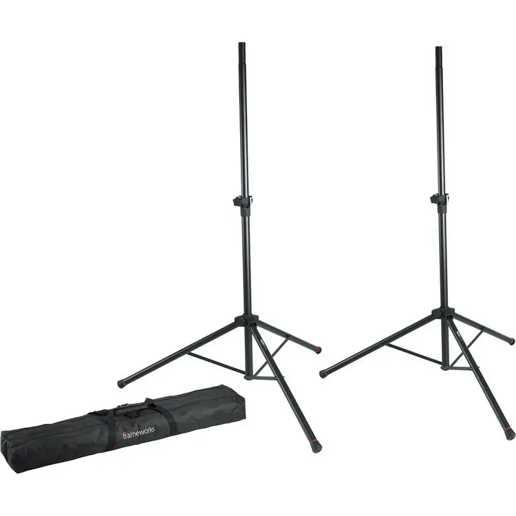 Gator Frameworks GFW-SPK-2000SET Pair of GFW-SPK-2000 Speaker Stands w/ Carry Bag SKU# GFW-SPK-2000SET 