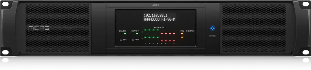  Midas AS88 Dual HyperMAC To 8 Port Dual Redundant AES50 Converter SKU# AS88