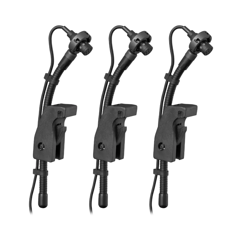 Audix MICRODTRIO 3 Pack Drum And Percussion Mic SKU# MICRODTRIO
