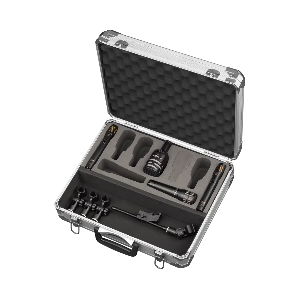 Audix DPQUAD 4 Pack Drum Microphone SKU# DPQUAD