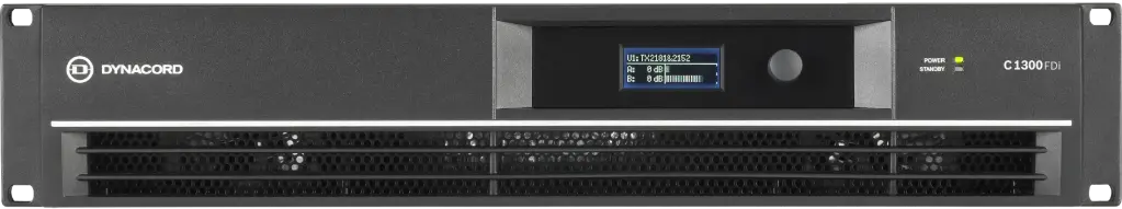 Dynacord C1300FDI  DSP Power Amplifier 2X650W Install SKU# C1300FDI 