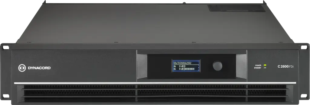 Dynacord C2800FDI DSP Power Amplifier 2X1400W Install SKU# C2800FDI