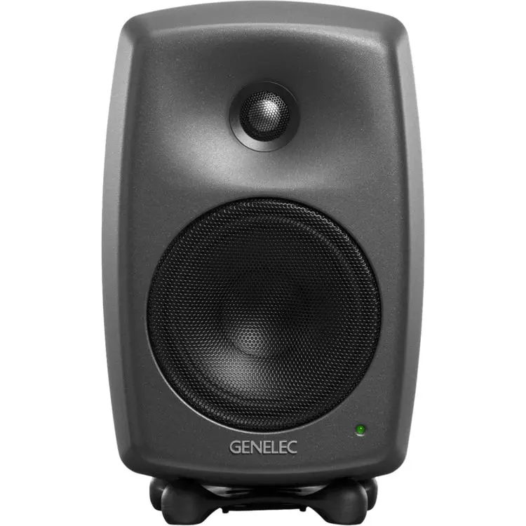Genelec®8030C 5" 2-Way 100W Active Studio Monitor (Single, Grey) SKU# 8030C