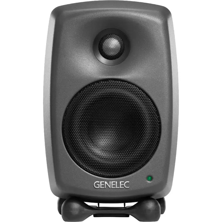 Genelec 8320A SAM™ 4" 2-Way 100W Active Studio Monitor (Single, Dark Gray) SKU# 8320A
