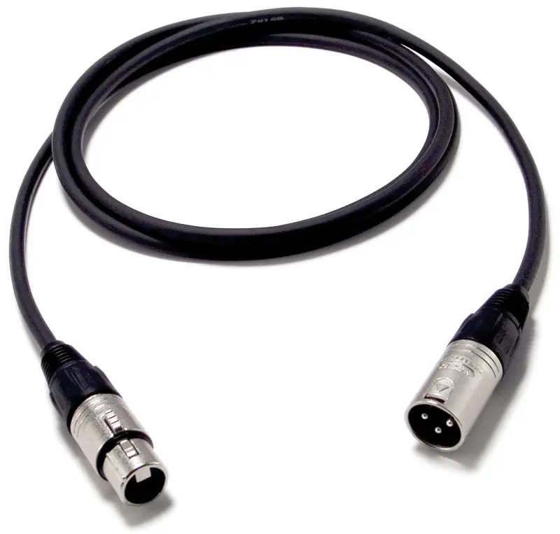 Cables LMXD-015 Standard Microphone Cable with Neutrik NC3MXX & NC3FXX XLR 15 Feet SKU# LMXD-015