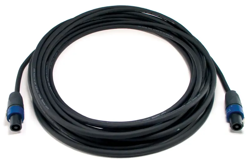 Cables LSK-214-025 2C/14awg Speaker Cable with Neutrik NL2FXX-W-S speakON Connectors 25 Feet SKU# LSK-214-025